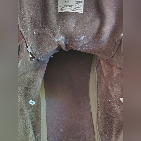 CROCS Thompson Desert Chukka Ankle Boots Men's Brown Leather Lace-up size 12 - Picture 11 of 14